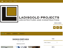 Tablet Screenshot of ladisgoldprojects.com